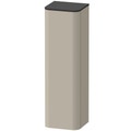 Immagine di Duravit HAPPY D.2 PLUS colonna bassa H.133.6 cm, cerniera a destra, colore taupe finitura opaco HP1261R6060