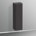 Immagine di Duravit HAPPY D.2 PLUS colonna bassa H.133.6 cm, cerniera a sinistra, colore grigio grafite finitura opaco HP1261L8080
