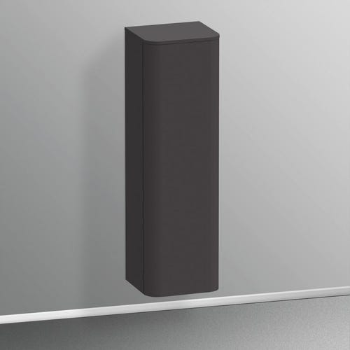 Immagine di Duravit HAPPY D.2 PLUS colonna bassa H.133.6 cm, cerniera a destra, colore grigio grafite finitura opaco HP1261R8080