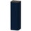 Immagine di Duravit HAPPY D.2 PLUS colonna bassa H.133.6 cm, cerniera a sinistra, colore blu notte finitura opaco HP1261L9898