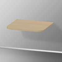 Immagine di Duravit HAPPY D.2 PLUS piano di copertura per colonne basse, 40.3 cm, finitura rovere mediterraneo HP030007171