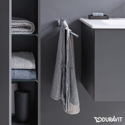 Immagine di Duravit KARREE portasciugamani a snodo, finitura cromo 0099581000