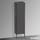 Duravit XVIU colonna a pavimento H.177 cm, cerniera a destra, profilo nero opaco, colore grigio grafite finitura opaco XV1336RB249