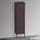 Duravit XVIU colonna a pavimento H.177 cm, cerniera a destra, profilo nero opaco, finitura rovere scuro spazzolato XV1336RB272