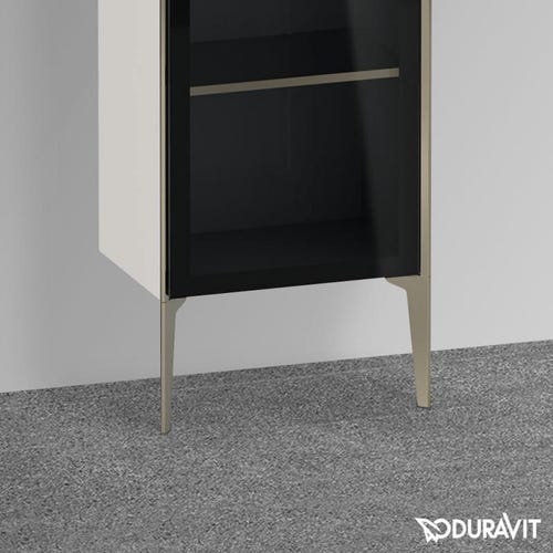 Immagine di Duravit XVIU set 2 pezzi piedi per mobili, colore champagne finitura opaco XV971400000