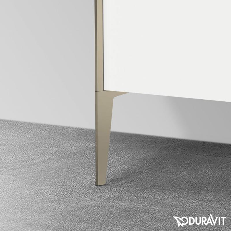 Immagine di Duravit XVIU set 2 pezzi piedi per mobili, colore champagne finitura opaco XV971400000