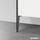 Duravit XVIU set 2 pezzi piedi per mobili, colore nero finitura opaco XV971500000