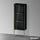 Duravit XVIU colonna bassa a pavimento H.89 cm con ante in vetro, cerniera a sinistra, profilo champagne opaco, colore nero finitura lucido XV1360LB140