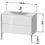 Immagine di Duravit XVIU base sottolavabo a pavimento 101 cm, profilo champagne opaco, colore bianco finitura opaco XV43030B118