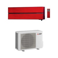 Immagine di Mitsubishi MSZ-LN Kirigamine Style Climatizzatore a parete monosplit Inverter Wi-Fi, rosso | unità esterna 3.5 kW unità interna 12000 BTU MUZ-LN35VG2+MSZ-LN35VG2R