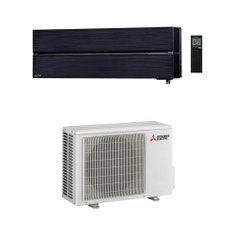 Immagine di Mitsubishi MSZ-LN Kirigamine Style Climatizzatore a parete monosplit Inverter Wi-Fi, nero | unità esterna 2.5 kW unità interna 9000 BTU MUZ-LN25VG2+MSZ-LN25VG2B