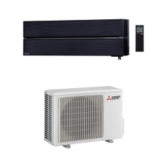 Immagine di Mitsubishi MSZ-LN Kirigamine Style R32 Climatizzatore a parete monosplit Inverter Wi-Fi, nero | unità esterna 3.5 kW unità interna 12000 BTU MUZ-LN35VG2+MSZ-LN35VG2B