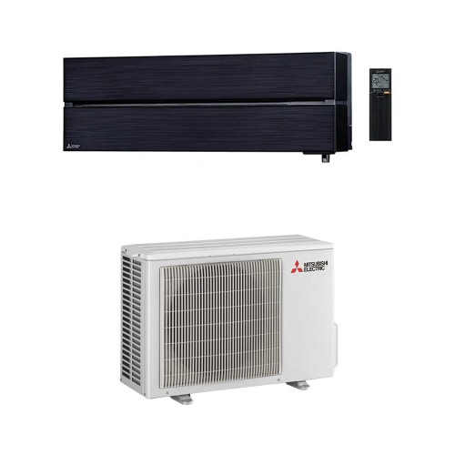 Immagine di Mitsubishi MSZ-LN Kirigamine Style Climatizzatore a parete monosplit Inverter Wi-Fi, nero | unità esterna 3.5 kW unità interna 12000 BTU MUZ-LN35VG2+MSZ-LN35VG2B