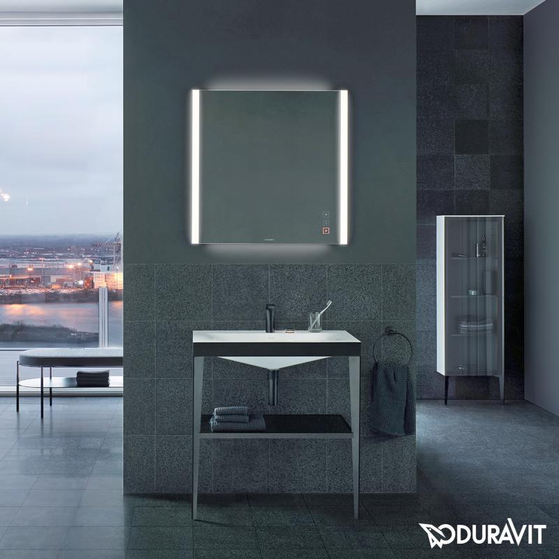 Immagine di Duravit XVIU specchio con illuminazione 82 cm, versione Icon, colore champagne finitura opaco XV70420B1B1