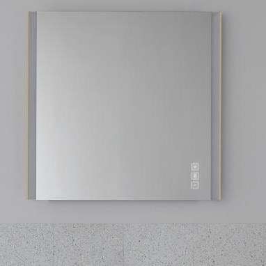 Immagine di Duravit XVIU specchio con illuminazione 82 cm, versione Icon, colore champagne finitura opaco XV70420B1B1