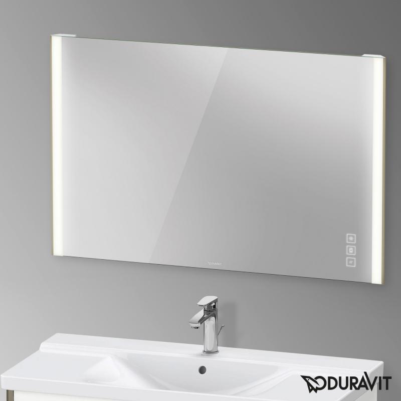 Immagine di Duravit XVIU specchio con illuminazione 122 cm, versione Icon, colore champagne finitura opaco XV70440B1B1