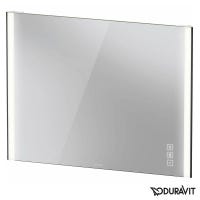 Immagine di Duravit XVIU specchio con illuminazione 102 cm, versione Icon, colore nero finitura opaco XV70430B2B2