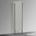 Immagine di Duravit XVIU colonna a pavimento H.177 cm, cerniera a sinistra, profilo nero opaco, colore grigio cemento finitura opaco XV1336LB207