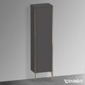 Immagine di Duravit XVIU colonna a pavimento H.177 cm, cerniera a sinistra, profilo champagne opaco, colore grigio grafite finitura opaco XV1336LB149