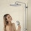 Immagine di Grohe RAINSHOWER soffione doccia moderno, GROHE EcoJoy, finitura cromo 27478000