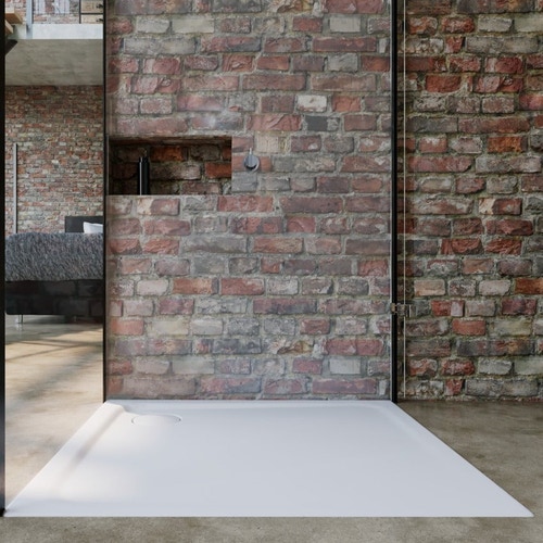 Immagine di Kaldewei SUPERPLAN PLUS piatto doccia L.100 P.80 cm, in acciaio smaltato, colore bianco alpino 470200010001