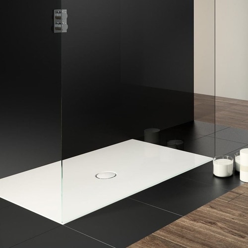 Immagine di Kaldewei SCONA piatto doccia rettangolare L.90 P.80 cm, in acciaio smaltato, colore bianco alpino 494100010001