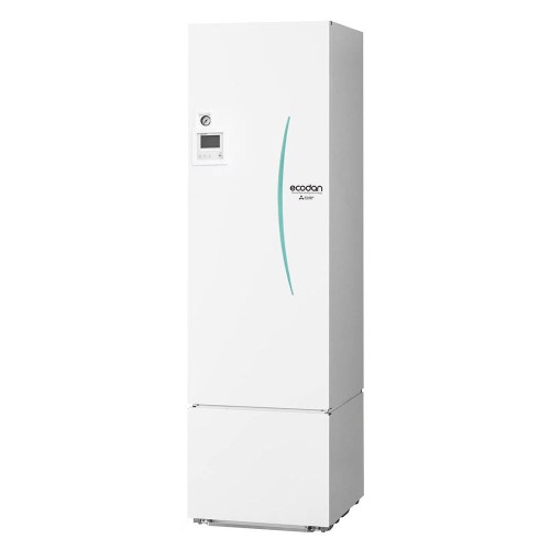 Immagine di Mitsubishi ECODAN PACKAGED R32 Sistema idronico composto da pompa di calore Inverter ECODAN 11.2 kW con HYDROTANK reversibile 300 litri PUZ-WM112VAA+ERPT30X-VM2ED