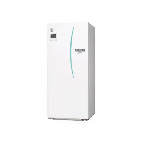 Immagine di Mitsubishi SPLIT R32 Sistema idronico composto da pompa di calore Inverter ECODAN 4 kW con HYDROTANK SMALL reversibile 170 litri  SUZ-SWM40VA+ERST17D-VM2D