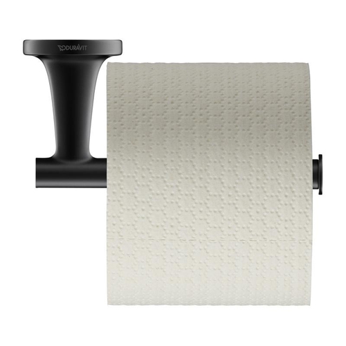 Immagine di Duravit STARCK T portarotolo laterale, colore nero finitura opaco 0099374600