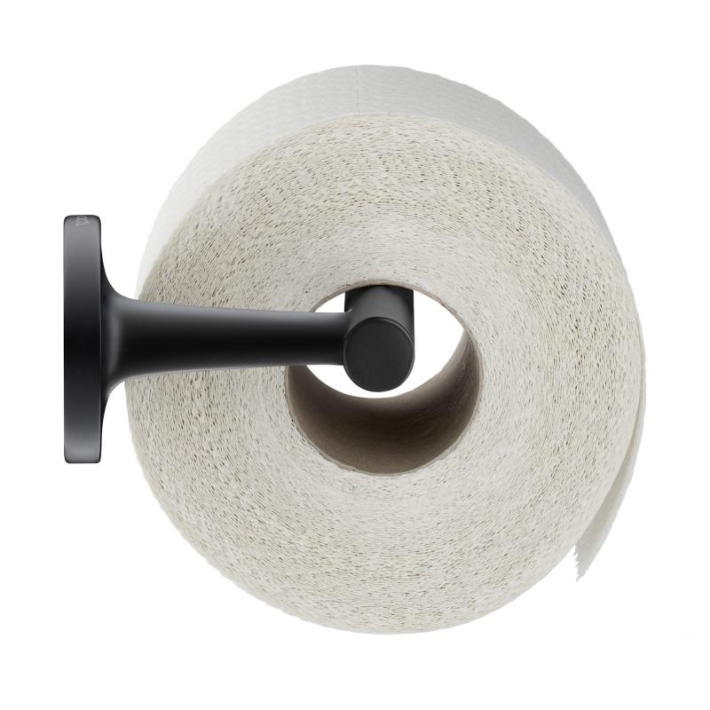 Immagine di Duravit STARCK T portarotolo laterale, colore nero finitura opaco 0099374600