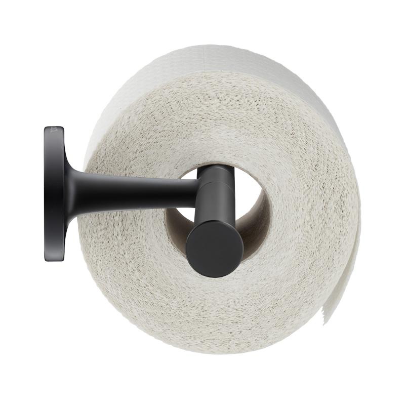 Immagine di Duravit STARCK T portarotolo doppio, colore nero finitura opaco 0099384600