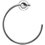 Immagine di Duravit D-CODE anello portasciugamani, finitura cromo 0099211000