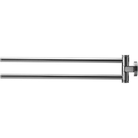 Immagine di Duravit D-CODE portasciugamani a due bracci mobili, finitura cromo 0099221000