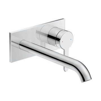 Immagine di Duravit C.1 miscelatore monocomando, a parete, bocca P.23 cm, finitura cromo C11070004010