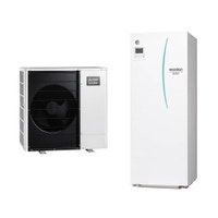 Immagine di Mitsubishi SPLIT Sistema idronico composto da pompa di calore Inverter ECODAN 11.2 kW trifase con HYDROTANK MEDIUM reversibile 200 litri PUHZ-SW100YAA+ERST20C-VM2D