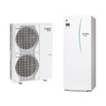 Immagine di Mitsubishi SPLIT Sistema idronico composto da pompa di calore Inverter ECODAN 16 kW trifase con HYDROTANK MEDIUM reversibile 200 litri PUHZ-SW120YHA+ERST20C-VM2D