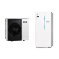 Immagine di Mitsubishi ECODAN PACKAGED R32 Sistema idronico composto da pompa di calore Inverter ECODAN 8.5 kW con HYDROTANK reversibile 170 litri PUZ-WM85VAA+ERPT17X-VM2D