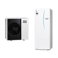 Immagine di Mitsubishi ECODAN PACKAGED R32 Sistema idronico composto da pompa di calore Inverter ECODAN 11.2 kW con HYDROTANK reversibile 200 litri PUZ-WM112VAA+ERPT20X-VM2D