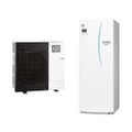 Immagine di Mitsubishi ECODAN PACKAGED R32 Sistema idronico composto da pompa di calore Inverter ECODAN 5 kW con HYDROTANK reversibile 200 litri PUZ-WM50VHA+ERPT20X-VM2D