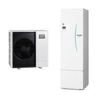 Immagine di Mitsubishi ECODAN PACKAGED R32 Sistema idronico composto da pompa di calore Inverter ECODAN 8.5 kW con HYDROTANK reversibile 300 litri PUZ-WM85VAA+ERPT30X-VM2ED