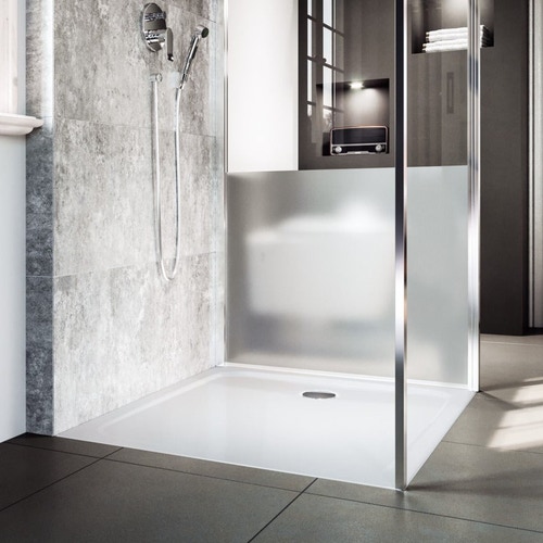 Immagine di Kaldewei CAYONOPLAN piatto doccia quadrato 90 cm, in acciaio smaltato, colore bianco alpino 361400010001