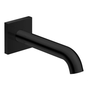 Immagine di Duravit C.1 bocca di erogazione quadrata, per vasca, colore nero finitura opaco C15240009046