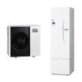Immagine di Mitsubishi SPLIT Sistema idronico composto da pompa di calore Inverter ZUBADAN 11.2 kW trifase con HYDROTANK MEDIUM reversibile 300 litri PUHZ-SHW112YAA+ERST30C-VM2ED