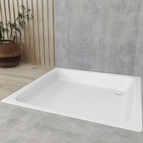 Immagine di Kaldewei SANIDUSCH piatto doccia L.120 P.80 cm, in acciaio smaltato, colore bianco alpino 448300010001