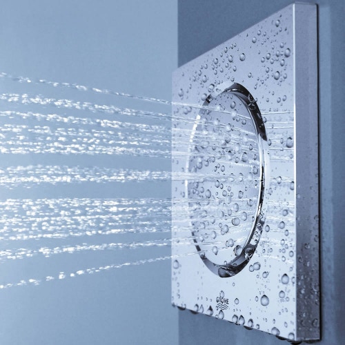 Immagine di Grohe Rainshower® F-series 5" Soffione Doccia ad Incasso, Monogetto, Cromo 27251000