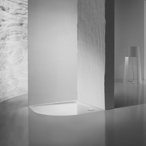 Immagine di Kaldewei ZIRKON piatto doccia 90x75x3,5 cm in acciaio smaltato, colore bianco 455500010001