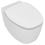 Immagine di Ideal Standard DEA vaso sospeso AquaBlade® completo di sedile slim con chiusura rallentata, colore bianco T348801