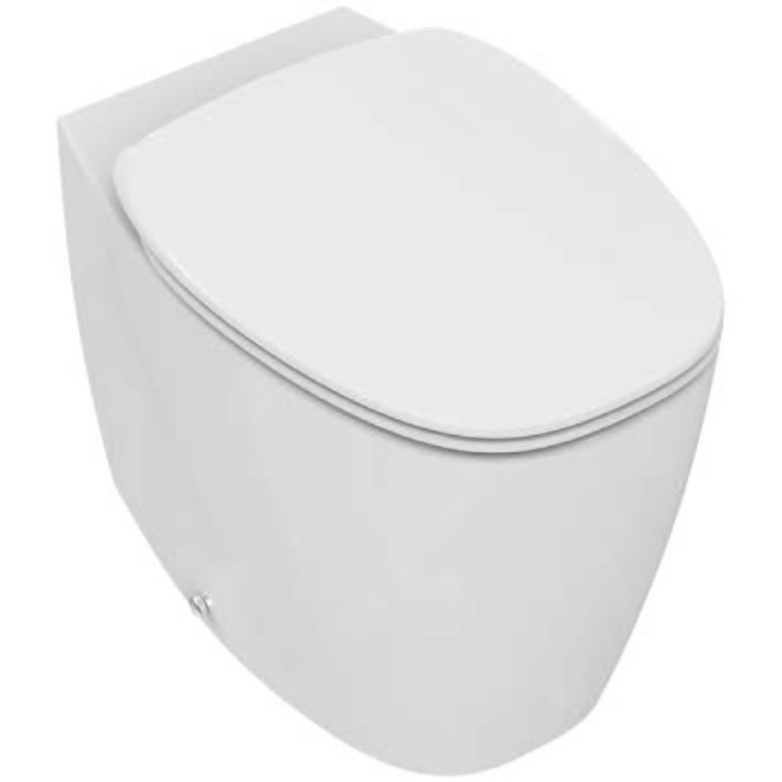 Immagine di Ideal Standard DEA vaso filo parete AquaBlade® con sedile slim a chiusura rallentata, colore bianco T349101