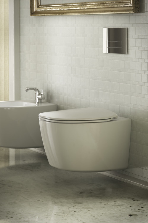 Immagine di Ideal Standard DEA sedile slim con chiusura rallentata per vaso, colore bianco finitura matt T676783