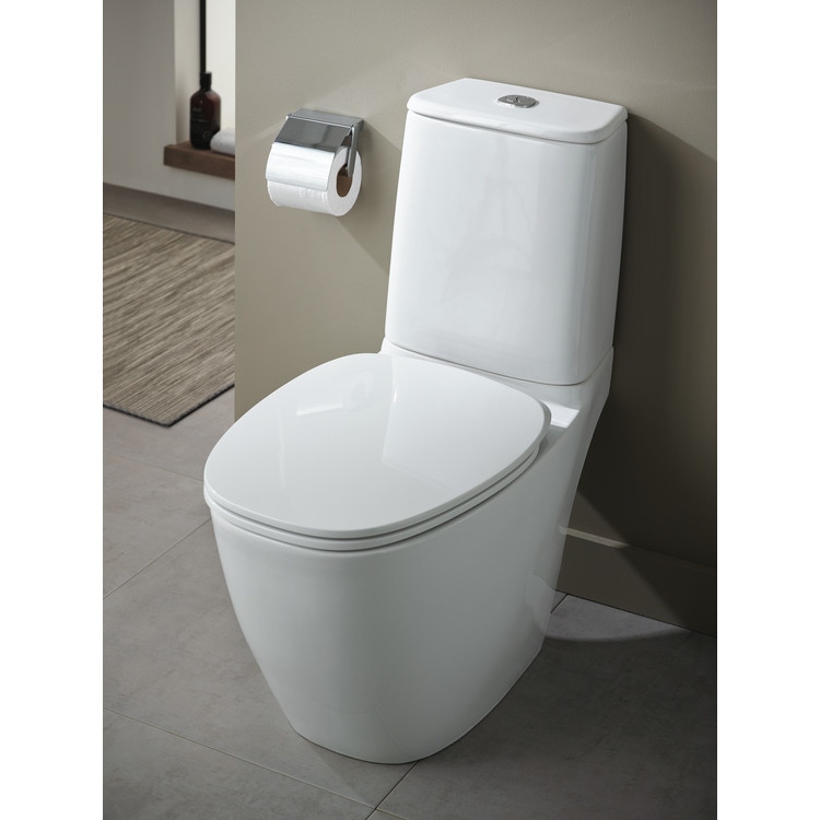 Immagine di Ideal Standard DEA sedile slim con chiusura rallentata per vaso, colore bianco finitura matt T676783